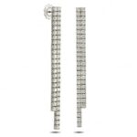 Σκουλαρίκια λευκό χρυσό