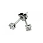 Σκουλαρίκια λευκό χρυσό