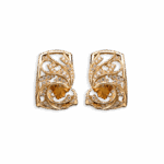 Σκουλαρίκια magerit κίτρινο χρυσό