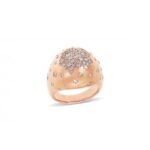 Δαχτυλίδι ροζ χρυσό