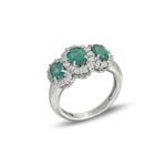 Δαχτυλίδι λευκό χρυσό