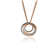 Μενταγιόν ροζ χρυσό