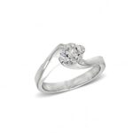 Δαχτυλίδι λευκό χρυσό RI14535